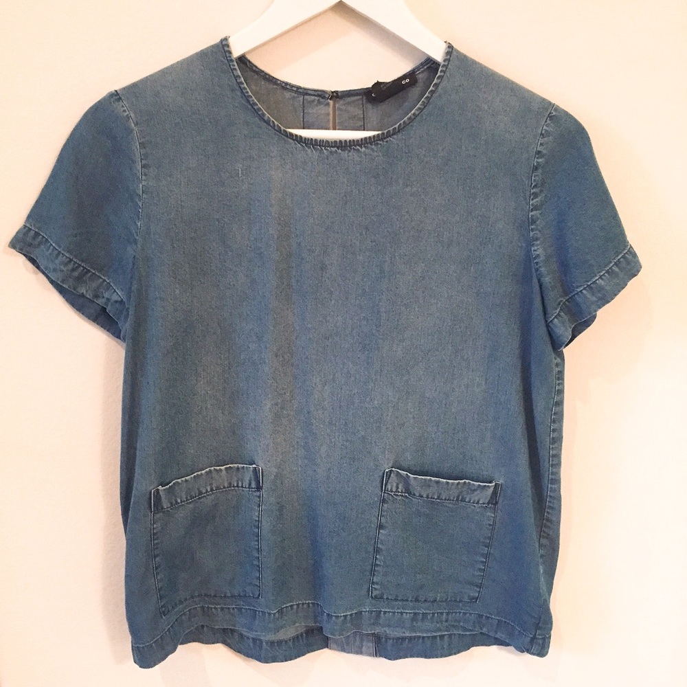 Club Monaco Chambray Top